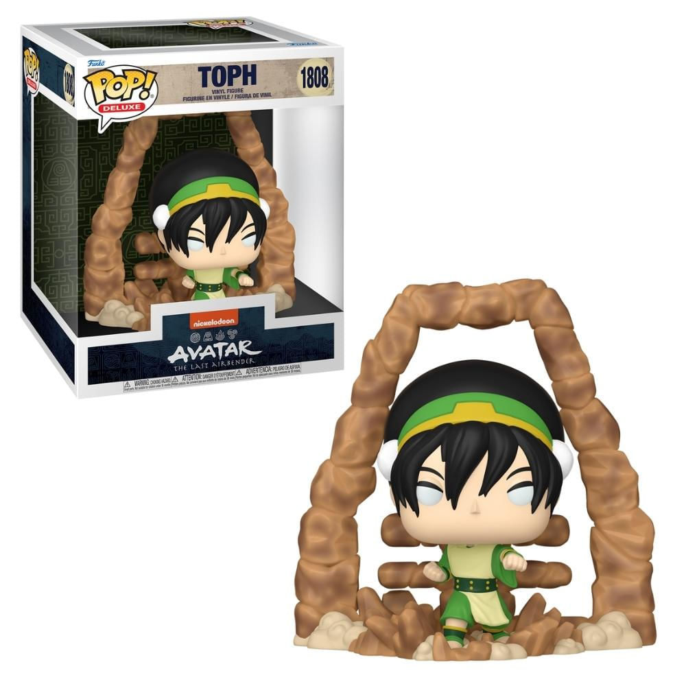 Boneco Funko Pop! Deluxe Avatar: O Último Mestre do Ar Toph