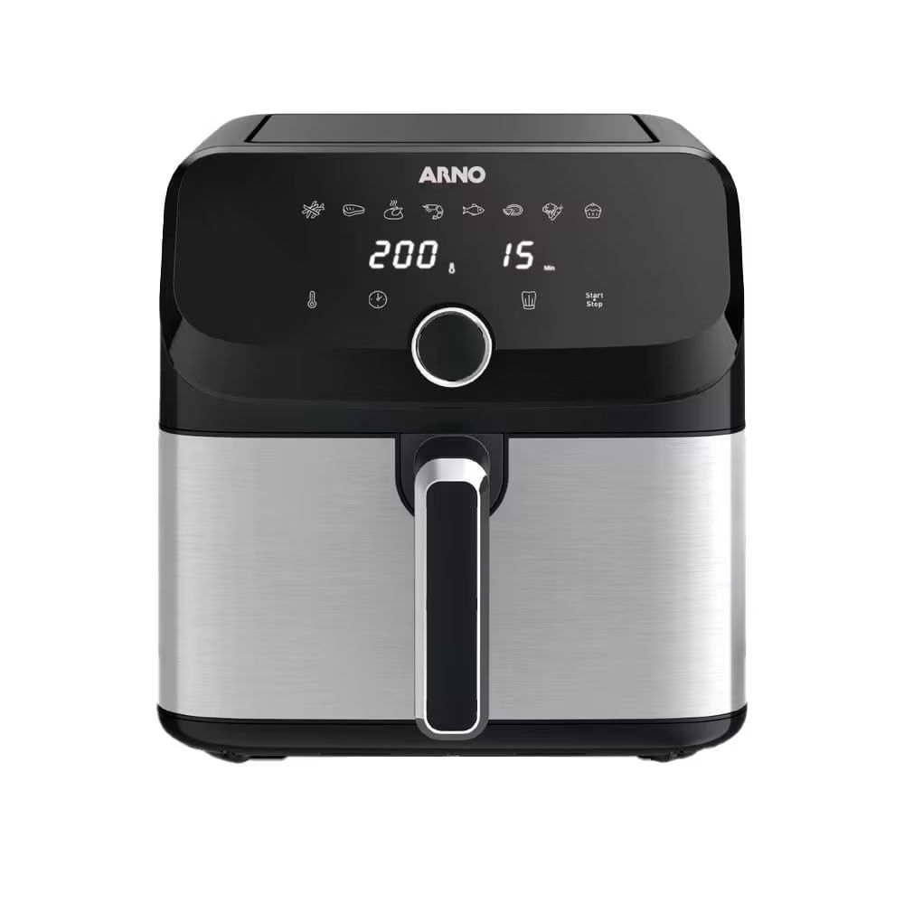 Fritadeira Elétrica Sem Óleo Air Fryer Arno AFD7 7,5L Mega Digital