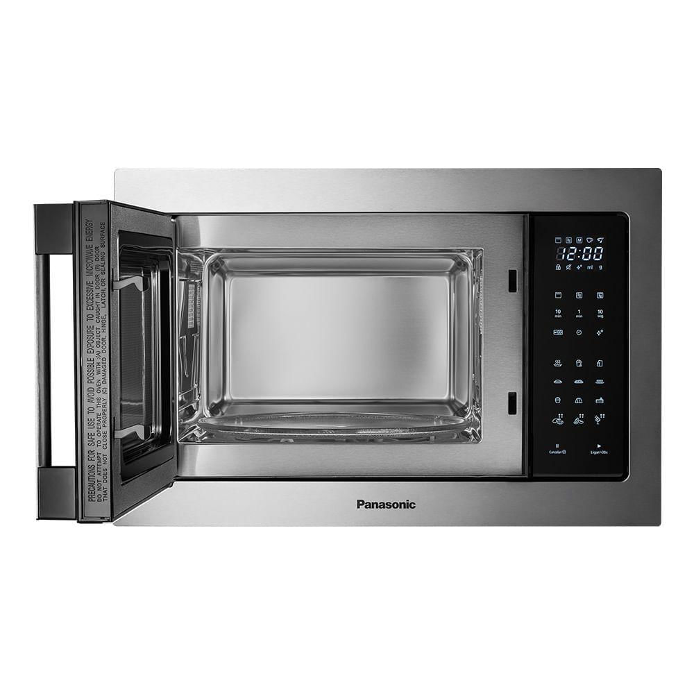 Micro-ondas de Embutir Panasonic Painel Easy Touch 30L Full Inox - NN-GB68HSRUK 220V