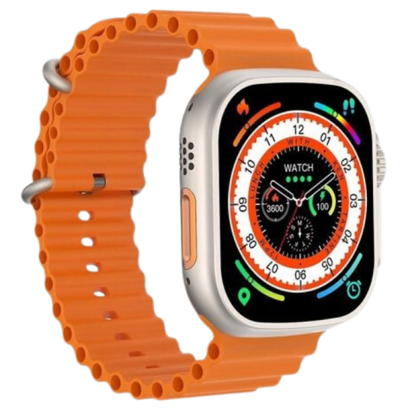 Relógio Smartwatch X8 Ultra Tela HD 49mm LARANJA