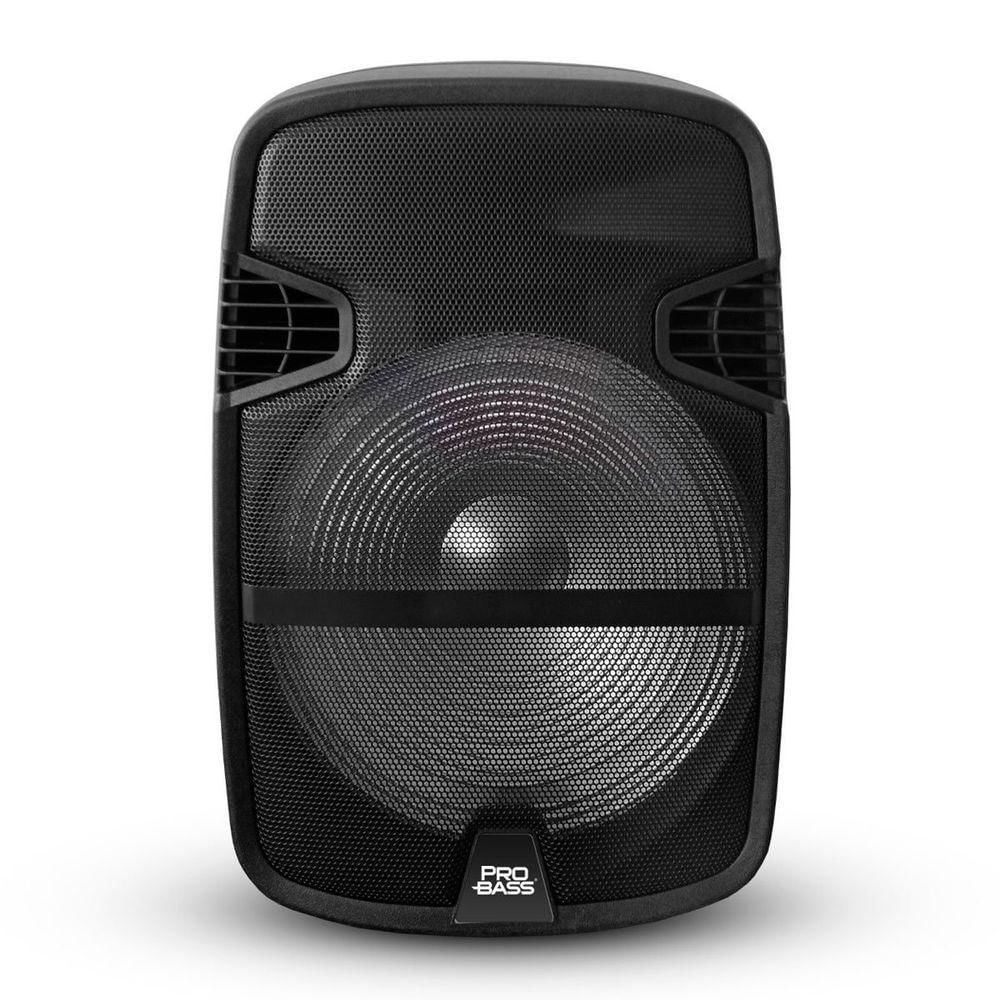 Caixa Ativa Portátil Street 12 Usb-sd-bt 12'' 400w Rms Com Bateria Acompanha Microfone Com Fio Bivolt