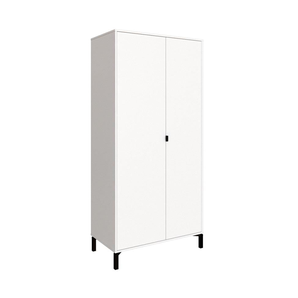 Guarda-Roupa Solteiro Soho 2 PT Branco