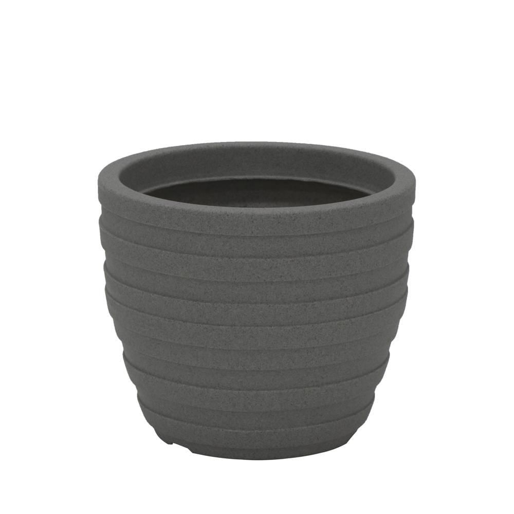 Vaso Inca Tramontina em Polietileno Cimento 32 Cm