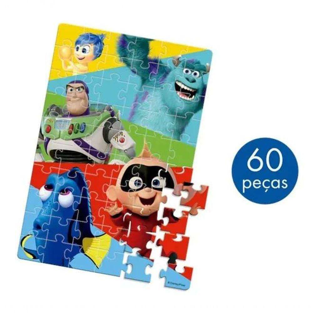 Quebra Cabeça Disney Pixar 60 Peças Toyster