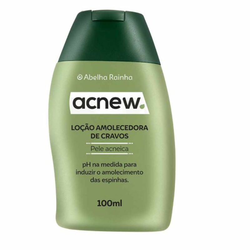 Acnew - Locao Amolecedora De Cravos 100ml Abelha Rainha (3107)