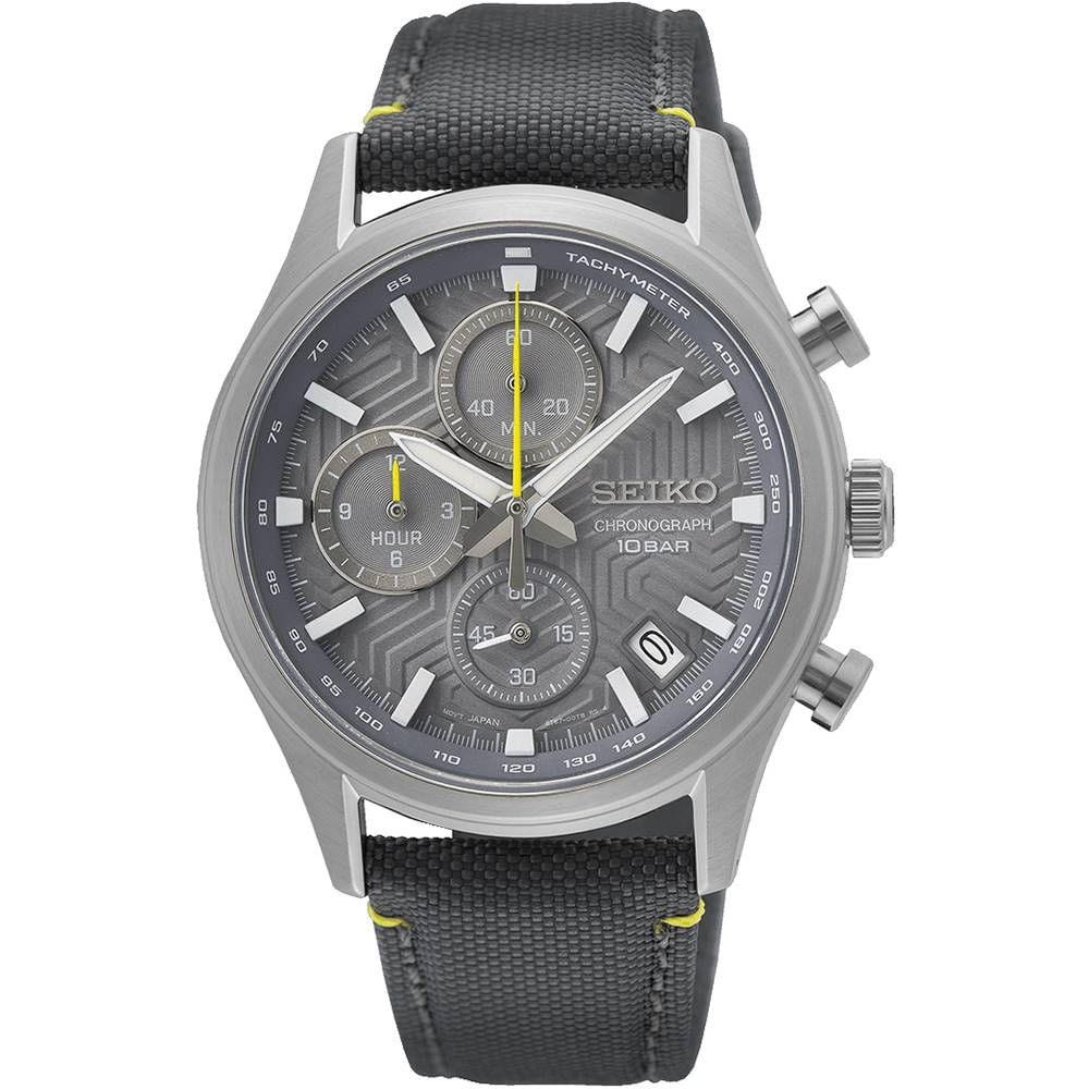 Relógio Seiko Masculino Ref: Ssb423b1 G1gx Cronógrafo Prateado