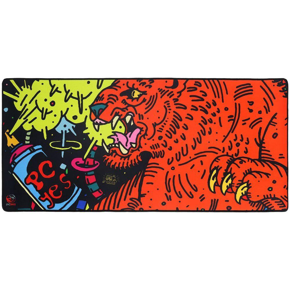 Mouse Pad Gamer Tiger Extended - 900 X 420Mm - Pcyes