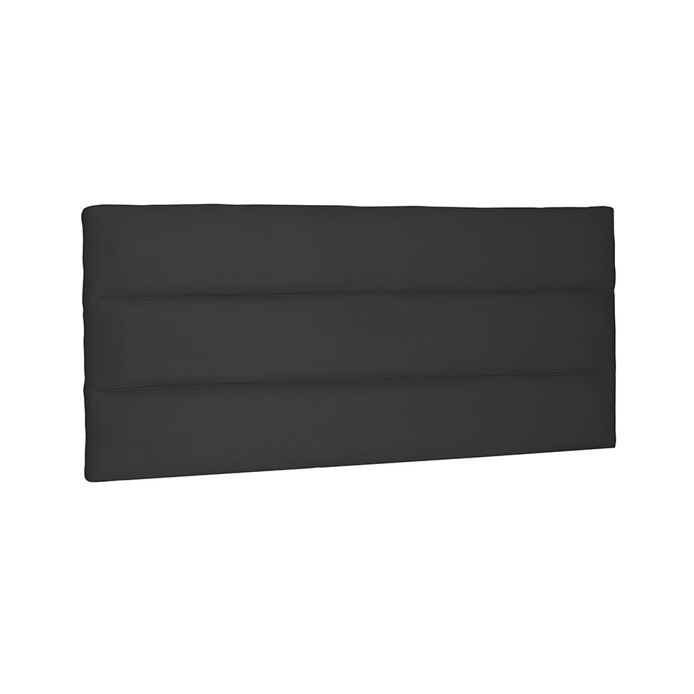 Painel para Cama Box Solteiro La Italiana Suede Preto