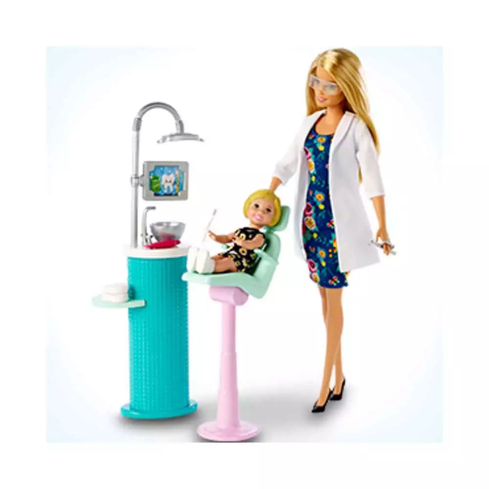 Boneca Barbie Profissões Médica e Dentista Modelos Diversos - Item Sortido