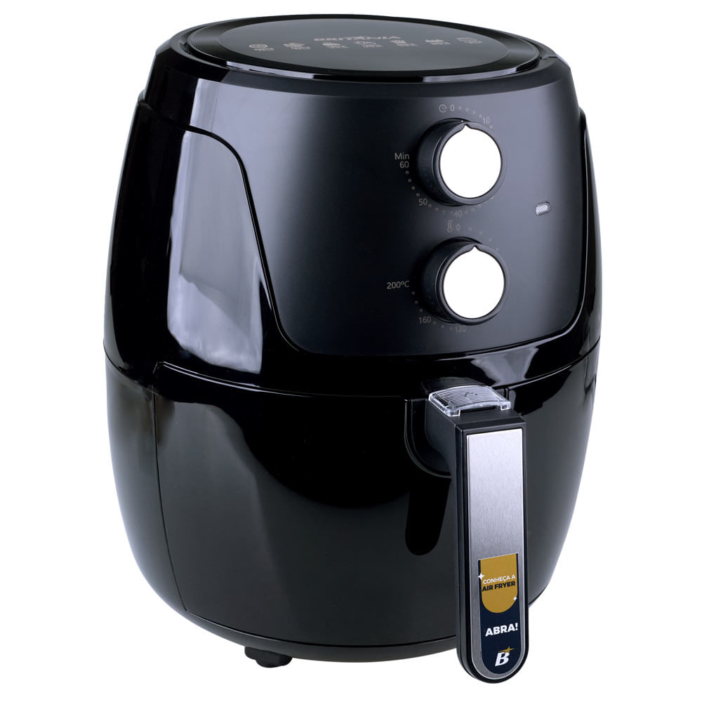 Fritadeira Air Fryer Britânia 4,2L BFR37 Preto 220V