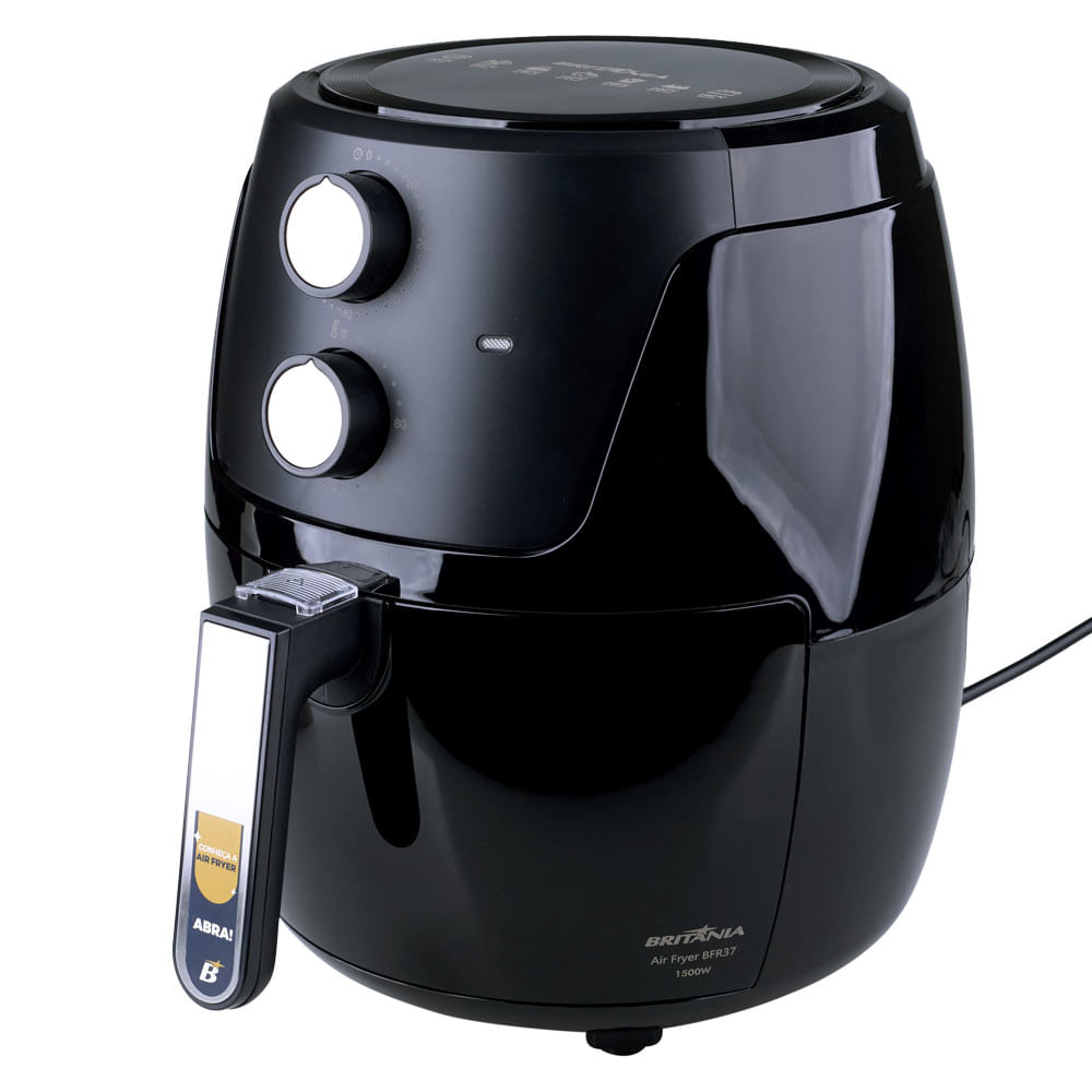Fritadeira Air Fryer Britânia 4,2L BFR37 Preto 220V