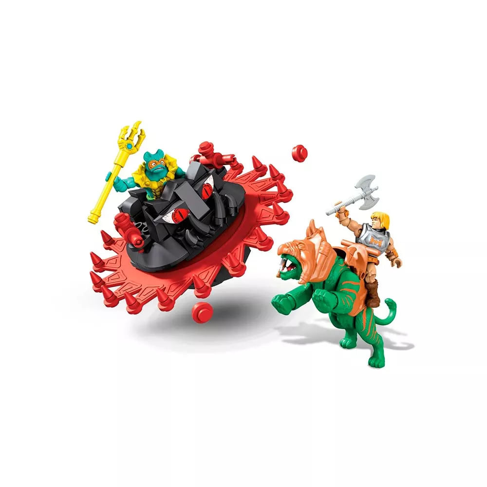 Boneco Mega Construx Mestres do Universo, Gato de Batalha Versus Roton