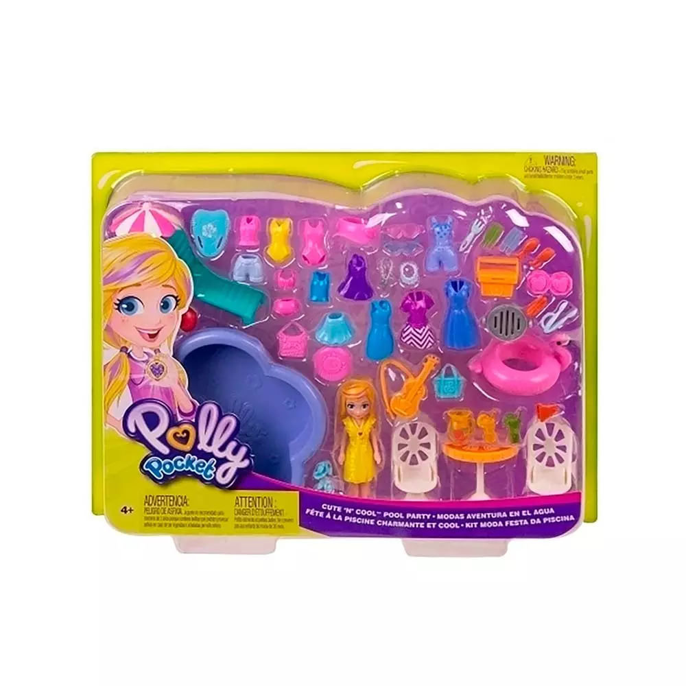 Boneca Polly Pocket Festa Na Piscina Gfr07 - Mattel