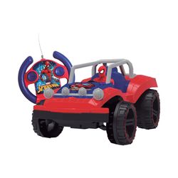 Carro Controle Remoto Candide Buggy Hero Spider Man com 7 Funções