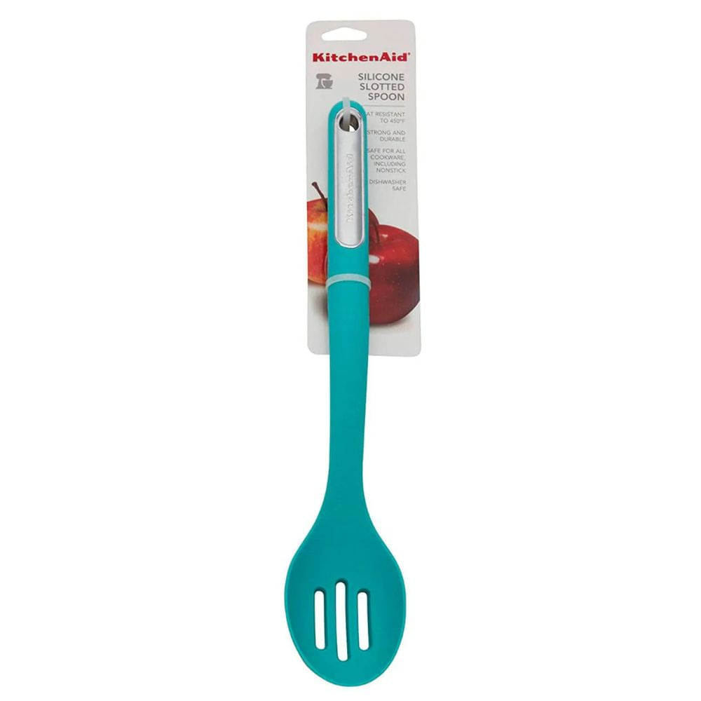 COLHER KITCHENAID PARA SERVIR PERFURADA EM NYLON AZUL KL004OHAQA