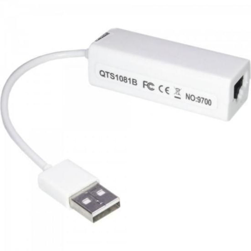 Conversor Usb 2.0 X Rj45 Adap0040 Branco Storm