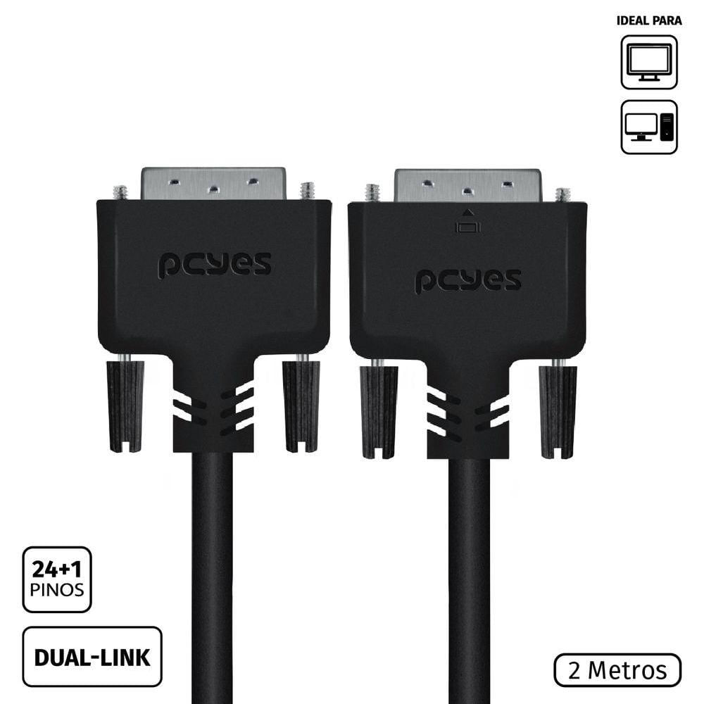 Cabo Dvi-d 24+1 Para Dvi-d 24+1 Single-link 2 Metros - Pddl-2