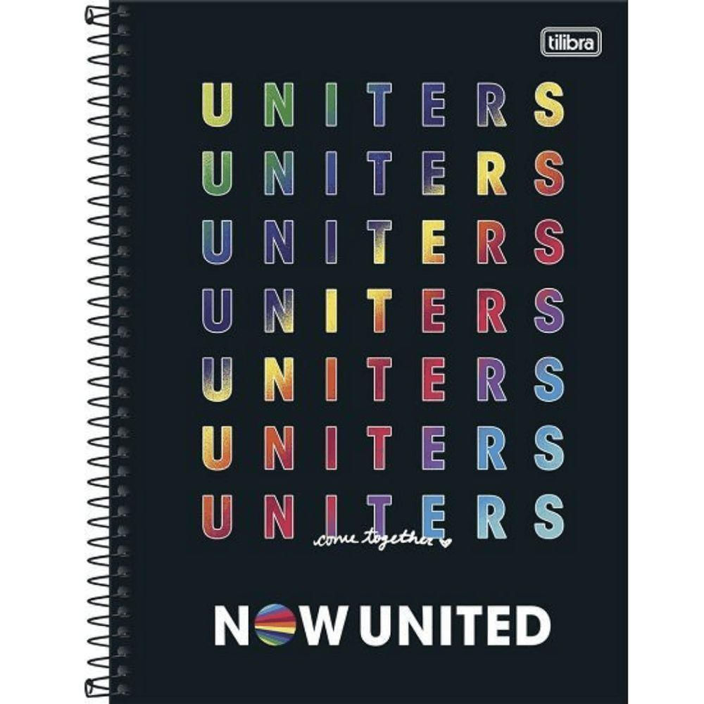 Caderno Espiral Capa Dura 1 Matéria - 80 Folhas - Now United - Tilibra