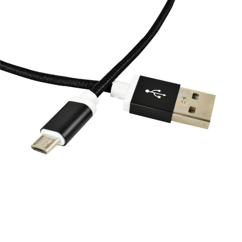 Cabo Usb Evus Fast Charge Micro Usb 5p 1.0m C-058 Preto