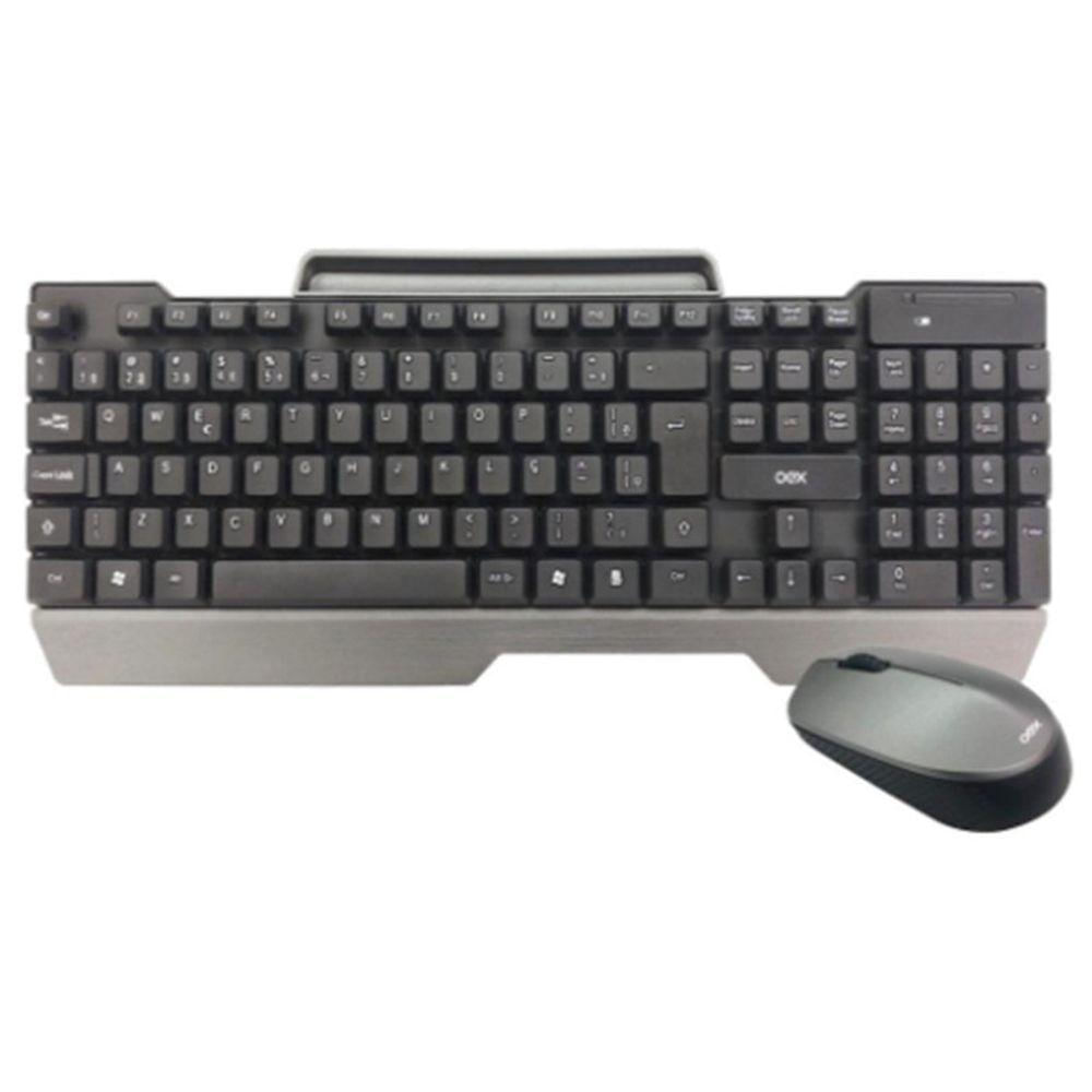 Kit Teclado E Mouse Sem Fio Oex 1200dpi Pra Empresas