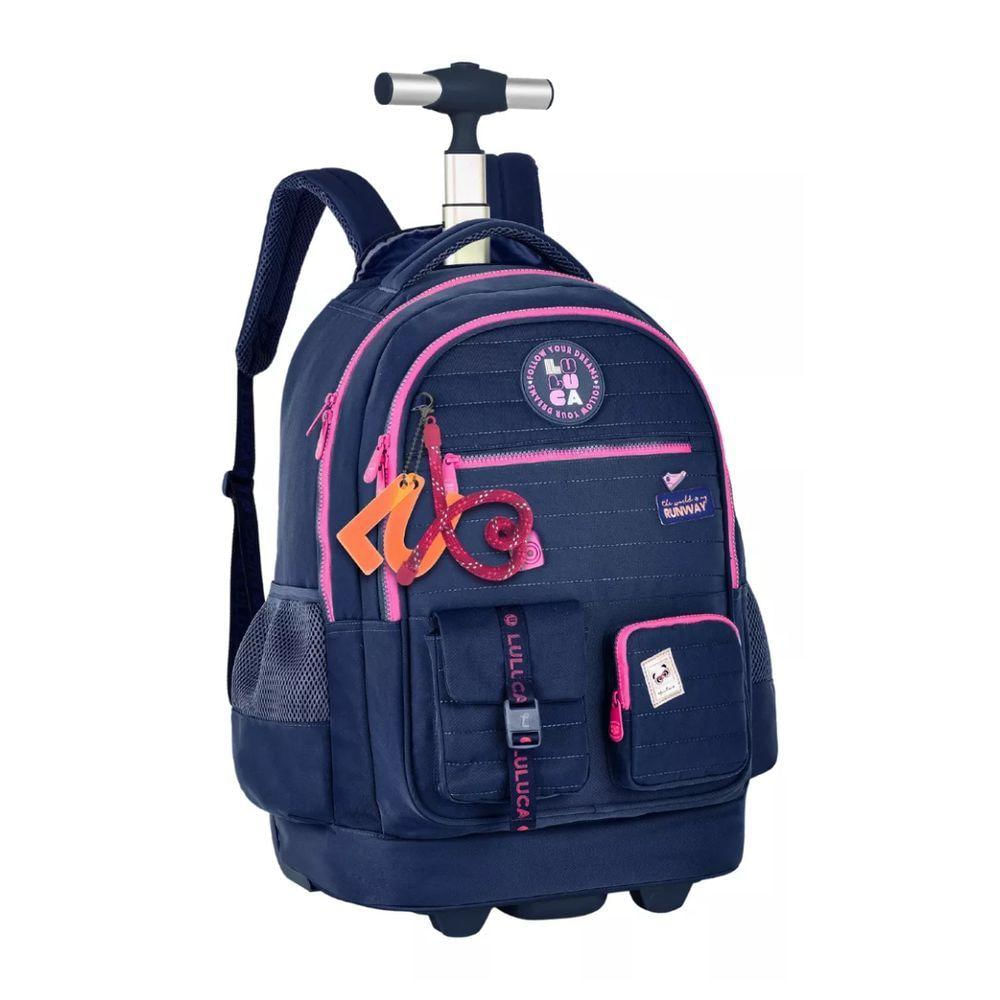 Mochila De Carrinho Oficial Luluca Clio Style Azul- 24634