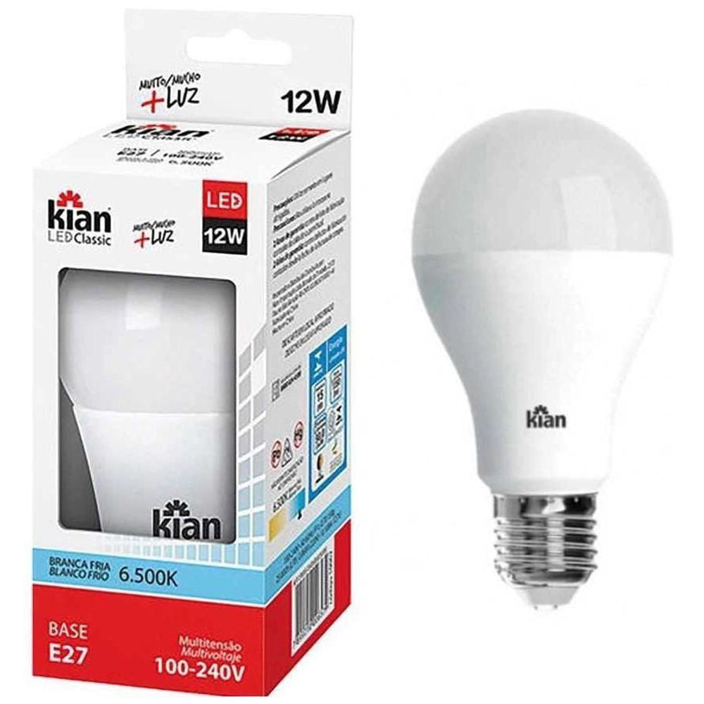 Lâmpada Led 12w 25.000h 1080lm 6500k Kian - Kian
