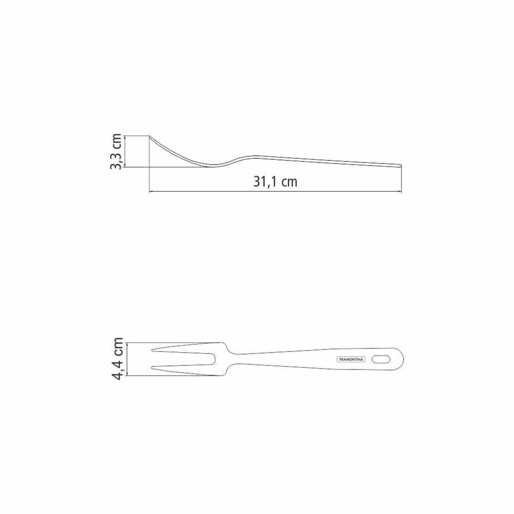 Garfo Trinchante Extrata Para Carnes Em Aço Inox - Tramontina 63815471