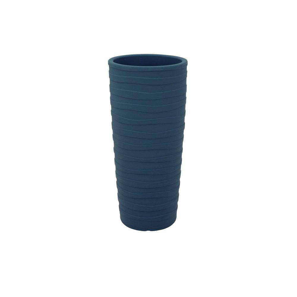 Vaso Tramontina Grego Polietileno Azul Turquesa 80cm Tramontina