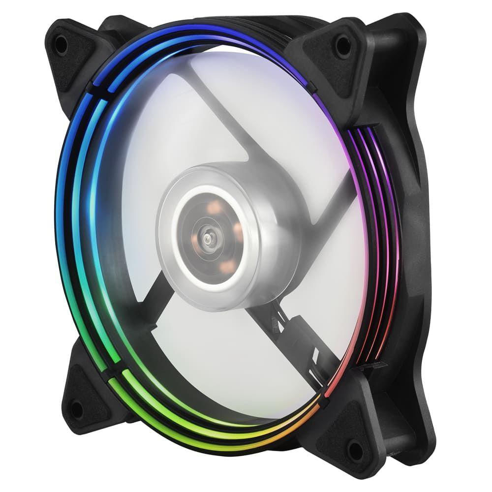 Cooler Gamer Evus F-12rgb Fan 12cm Com Led Rgb