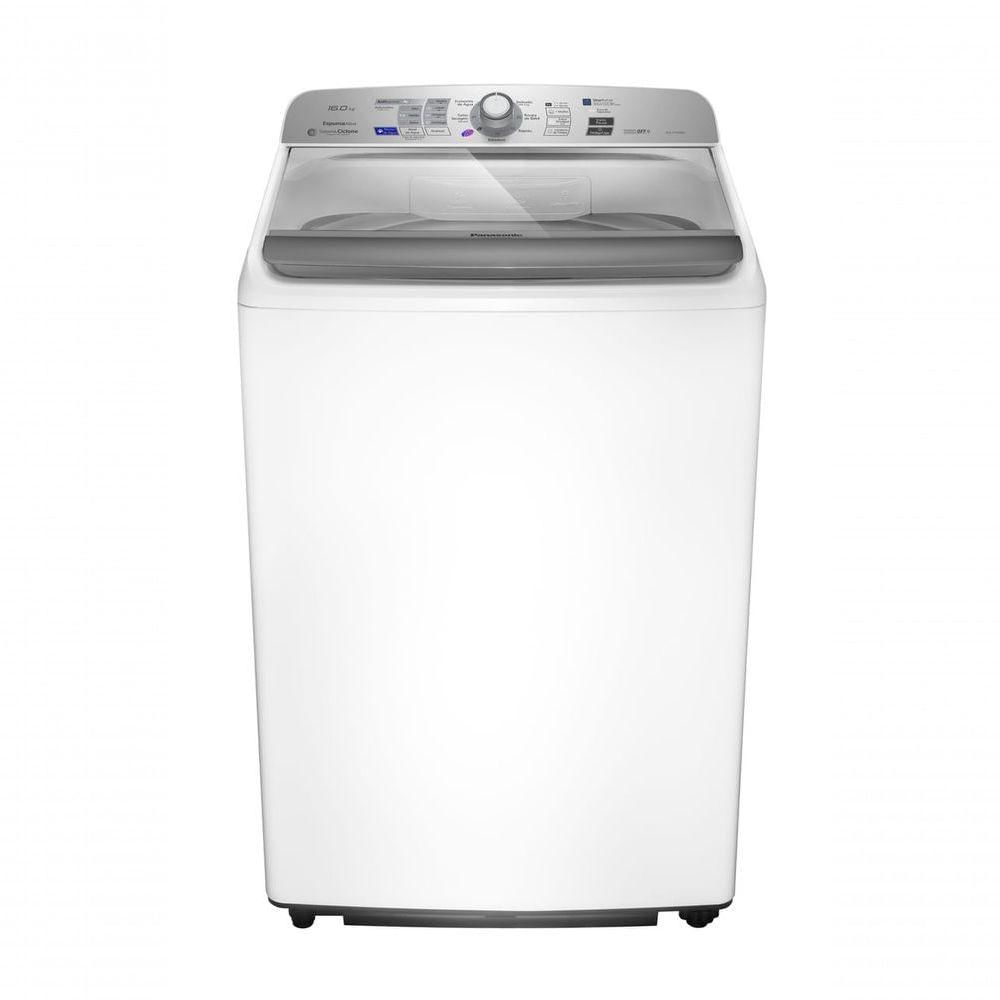 Máquina de Lavar Panasonic Função Antibactéria Ag 16kg Branco - NA-F160B6W 110V