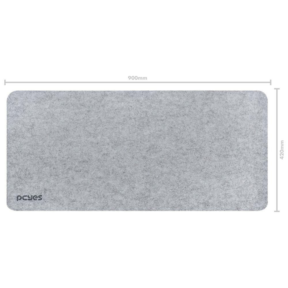 Mouse Pad Desk Mat Exclusive Pro Gray 900x420mm Pcyes Pmpexppg