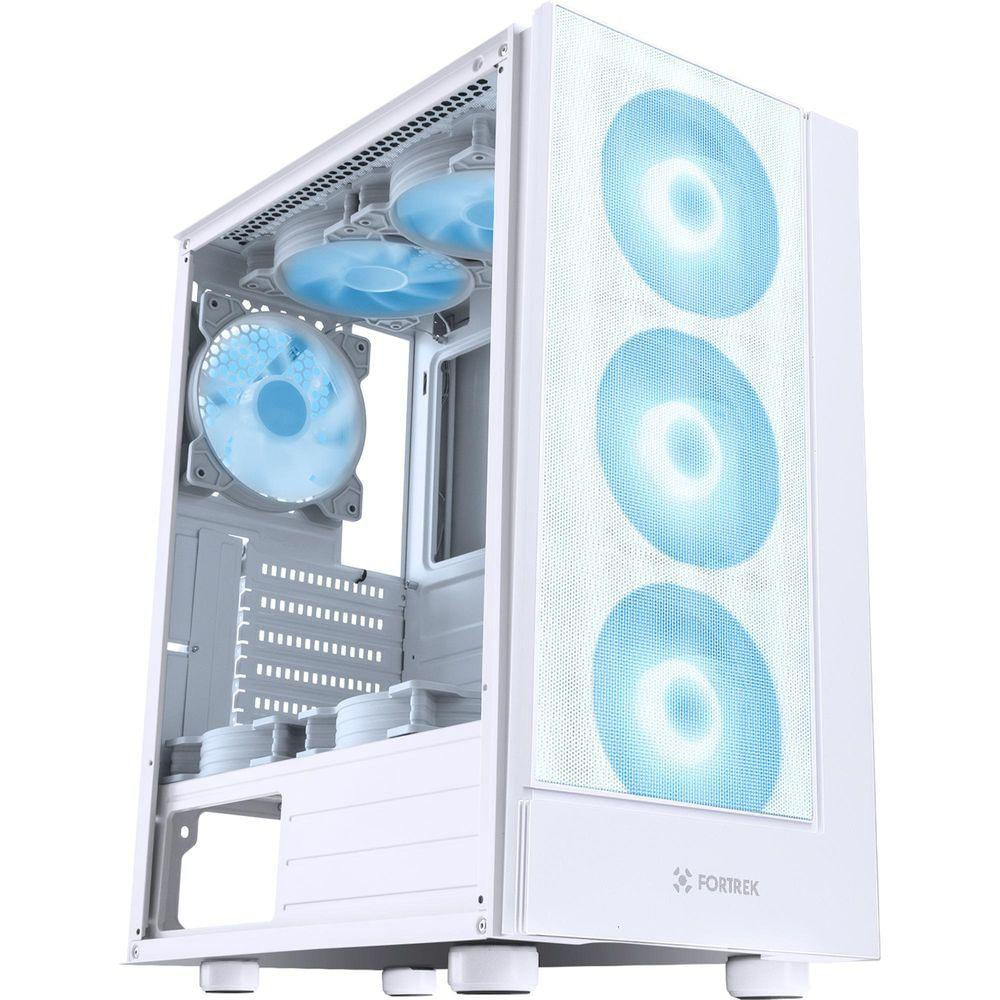 Gabinete Gamer Fortrek Cruiser Mid Tower Rgb Branco