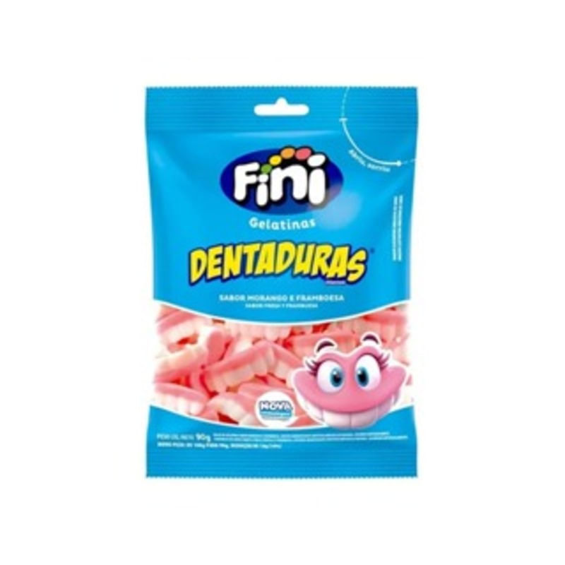 Fini Bala Gelatina Dentaduras 90 gramas