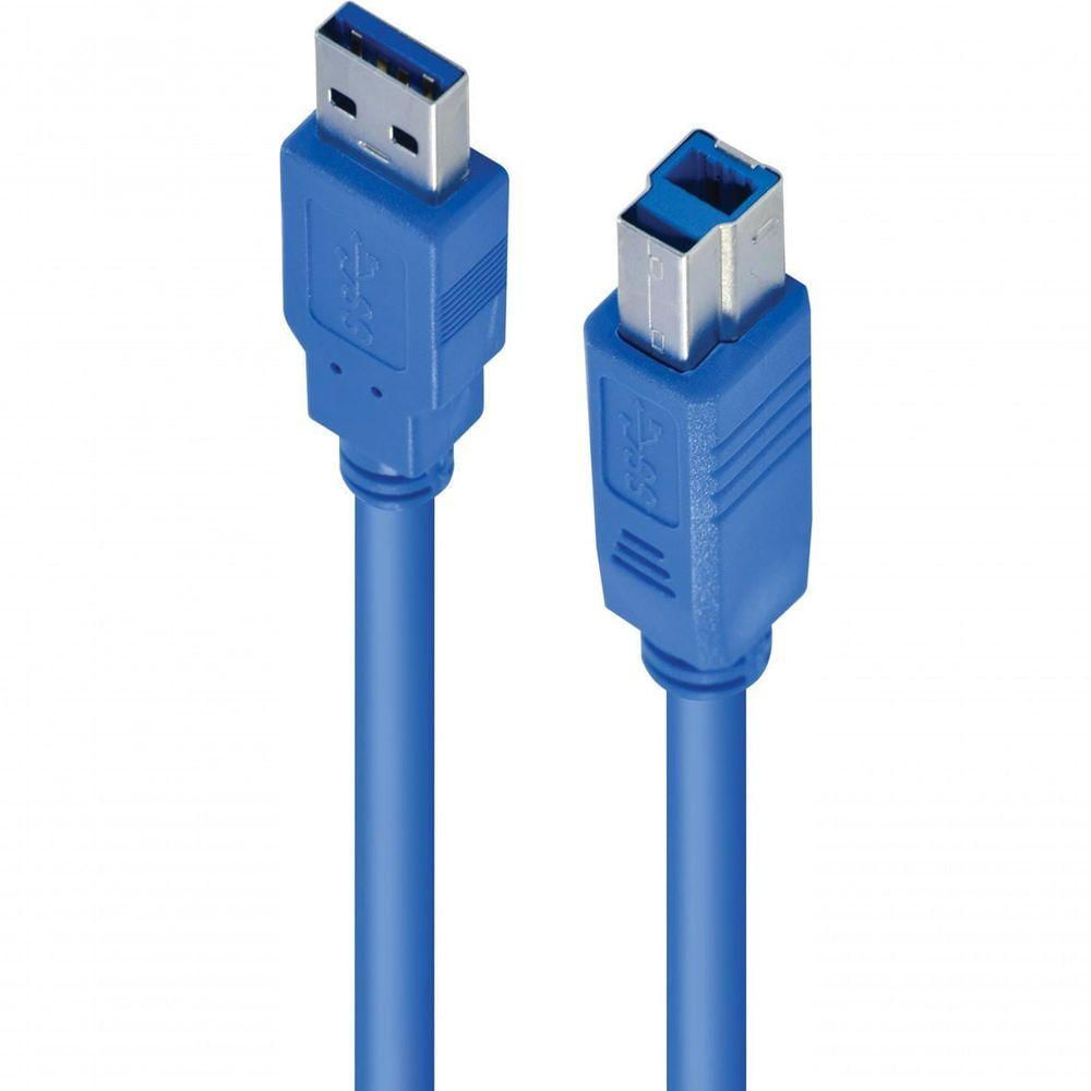 Cabo Usb Para Impressora 3.0 Usb A X Usb B 2m - U3ambm-2