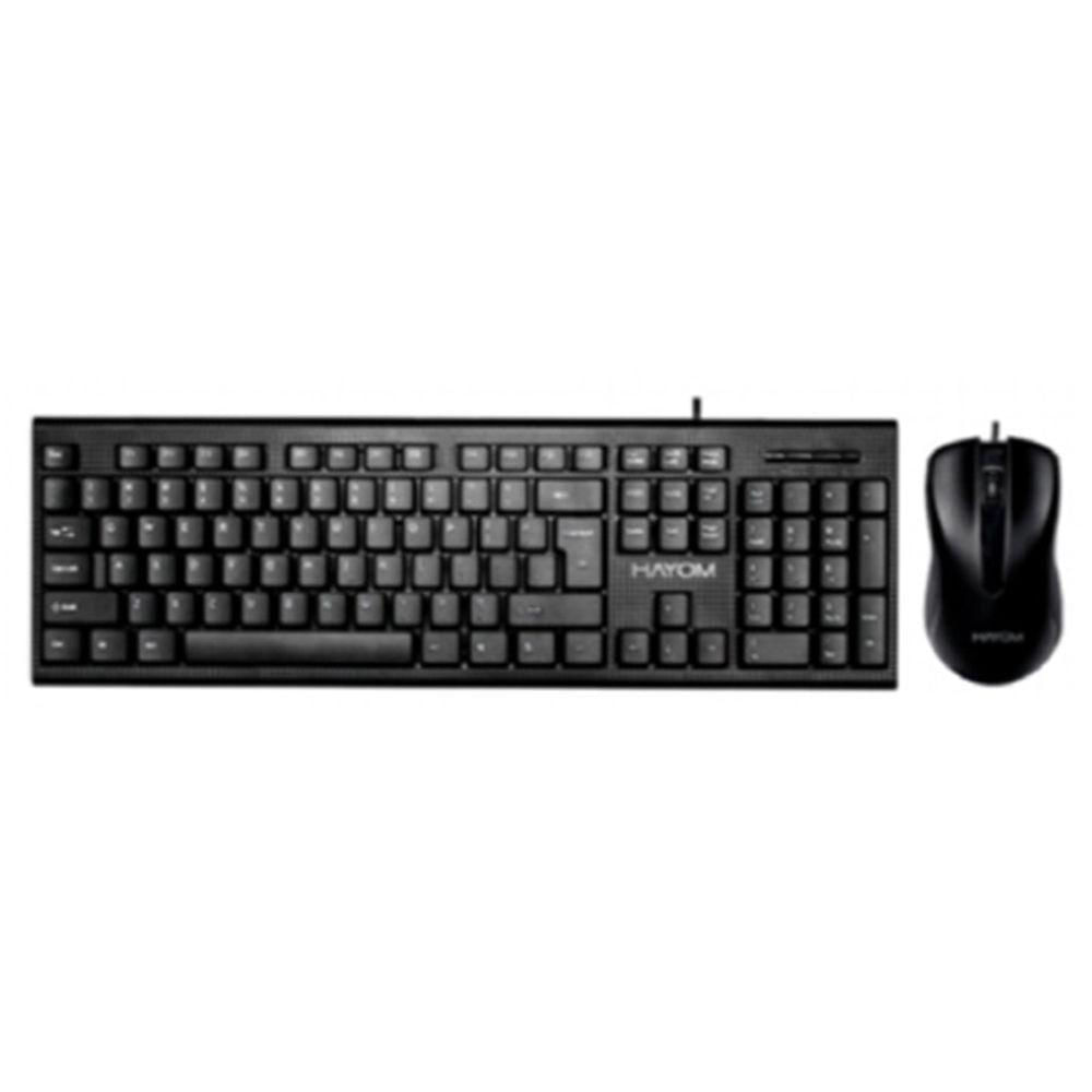 Kit Teclado E Mouse Usb Hayom Office Com Fio