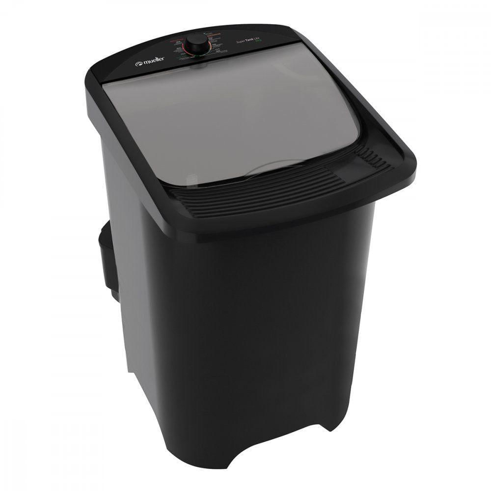 Lavadora Semiautomática Mueller 8kg Super Tank Lite Preto 110V