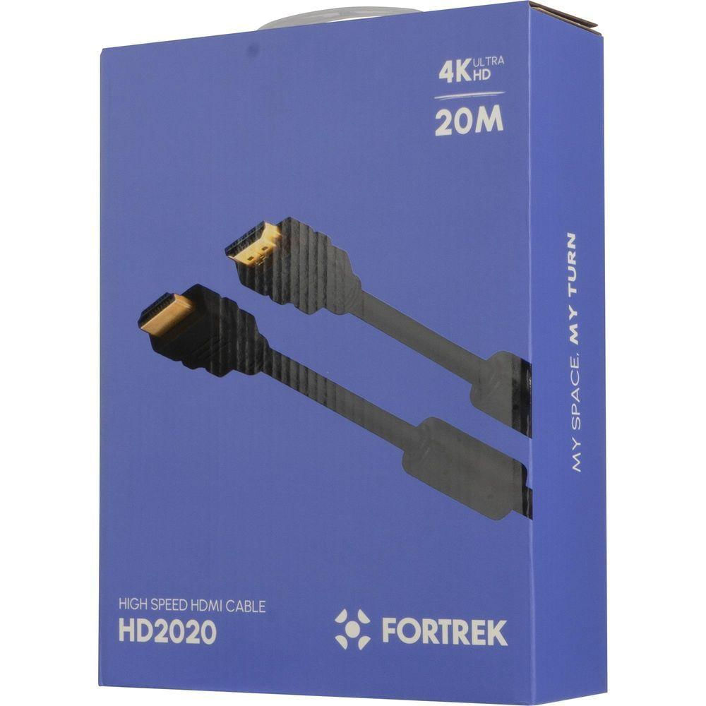 Cabo Hdmi Com Filtro 2.0 4k 20 Metros Hd2020 Fortrek