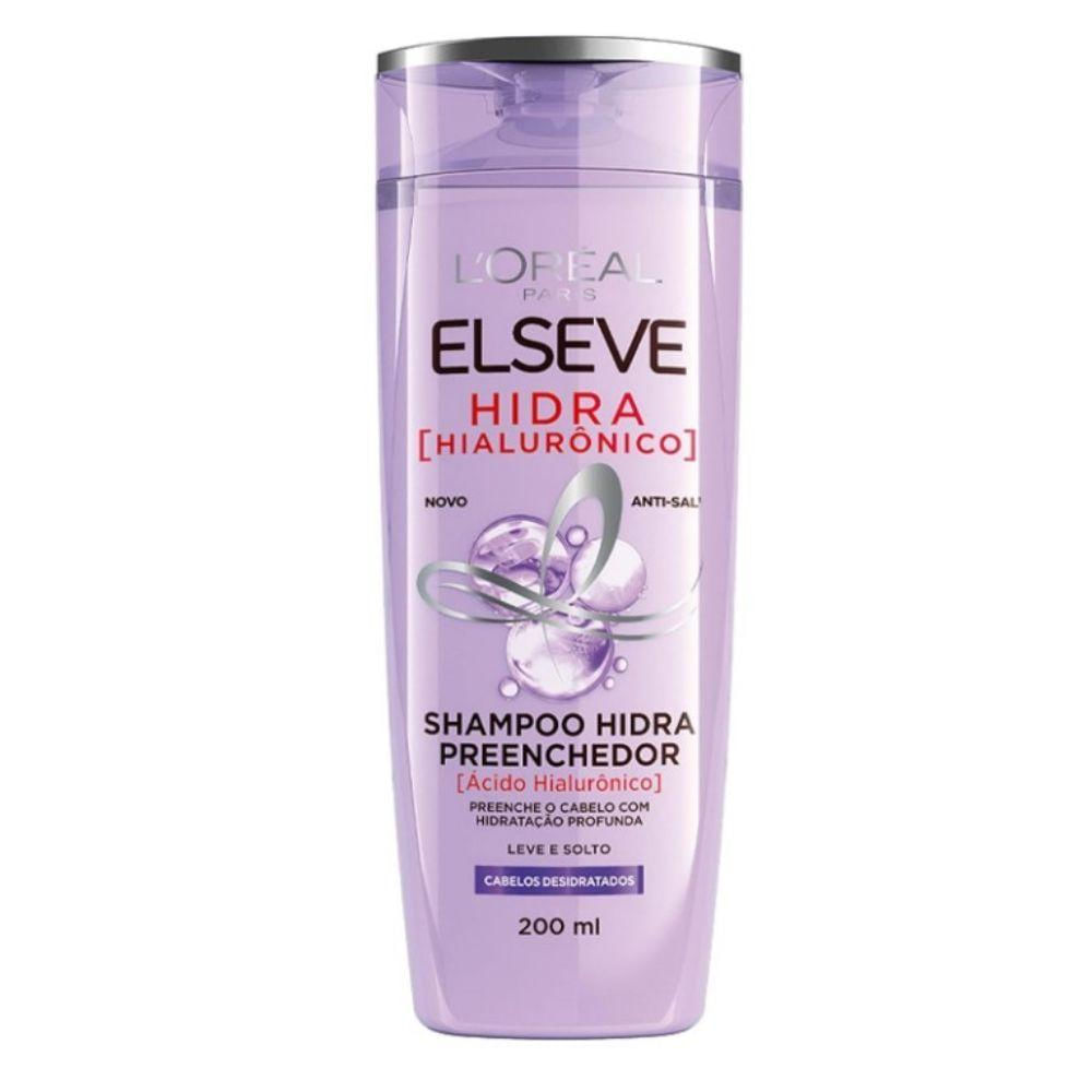 Shampoo Preenchedor Hidra Hialurônico Hidratação Profunda L'oréal Paris Elseve 200 Ml