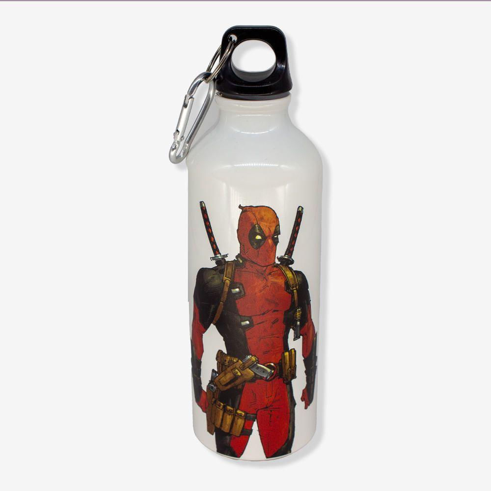 Garrafa Com Mosquetão Deadpool - Marvel