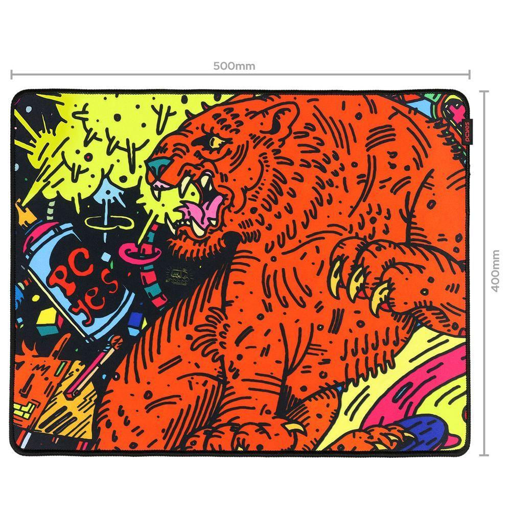 Mouse Pad Gamer Tiger Medium 500 X 400mm Pcyes Pmt50x40