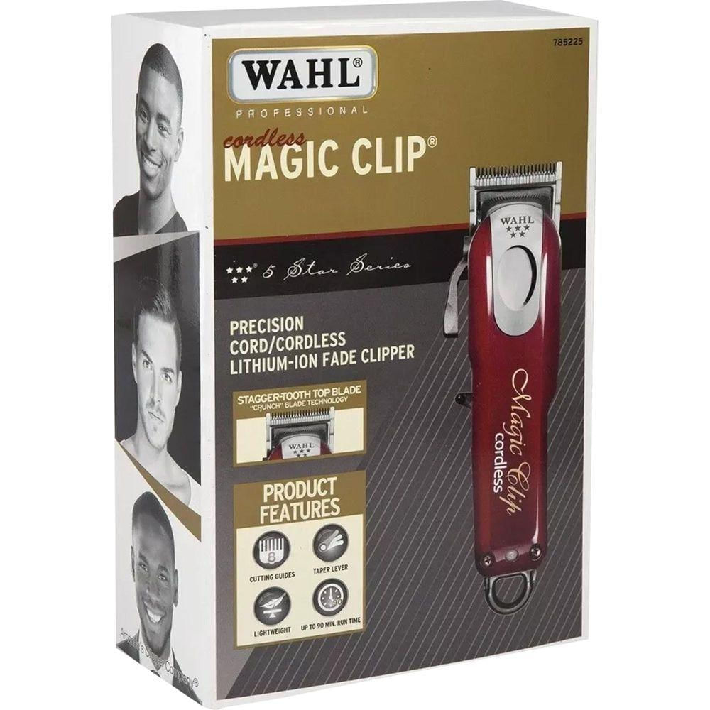 Máquina De Corte Magic Wahl Clip Cordless ìons De Lítio