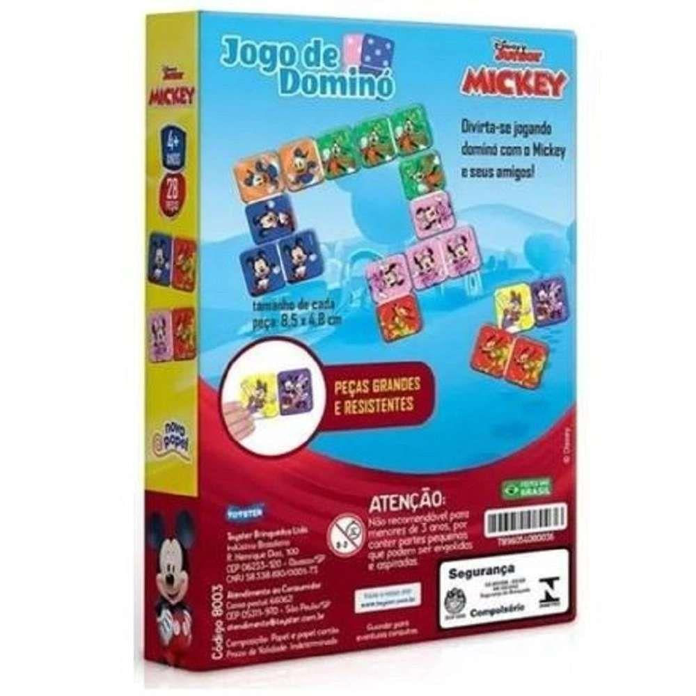 Jogo De Dominó Disney Júnior Mickey 28 Peças Toyster