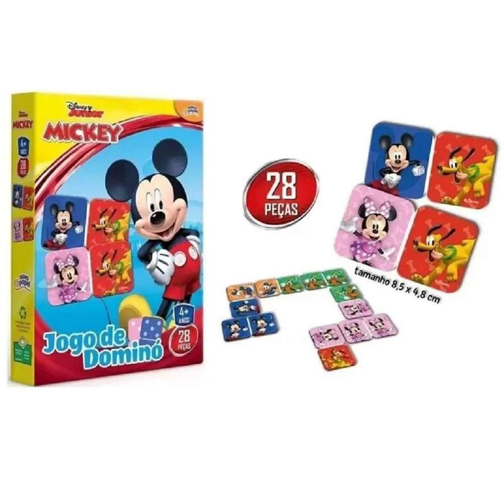 Jogo De Dominó Disney Júnior Mickey 28 Peças Toyster