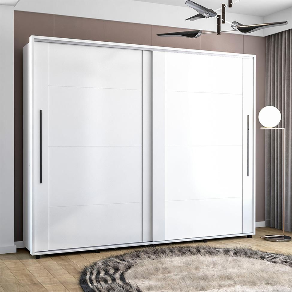 Guarda-Roupa Casal Sevilha Flex 2 PT 4 GV Branco