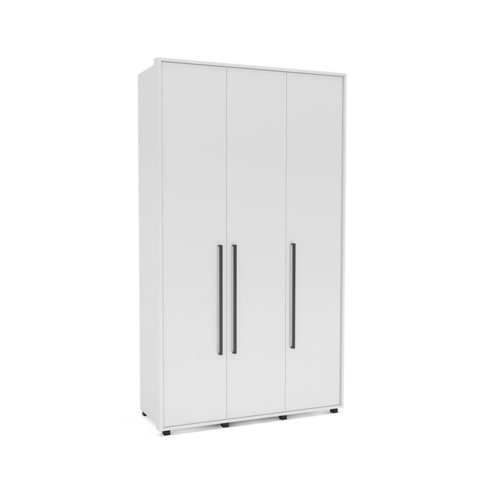 Guarda-Roupa Solteiro Coimbra Flex 3 PT 3 GV Branco