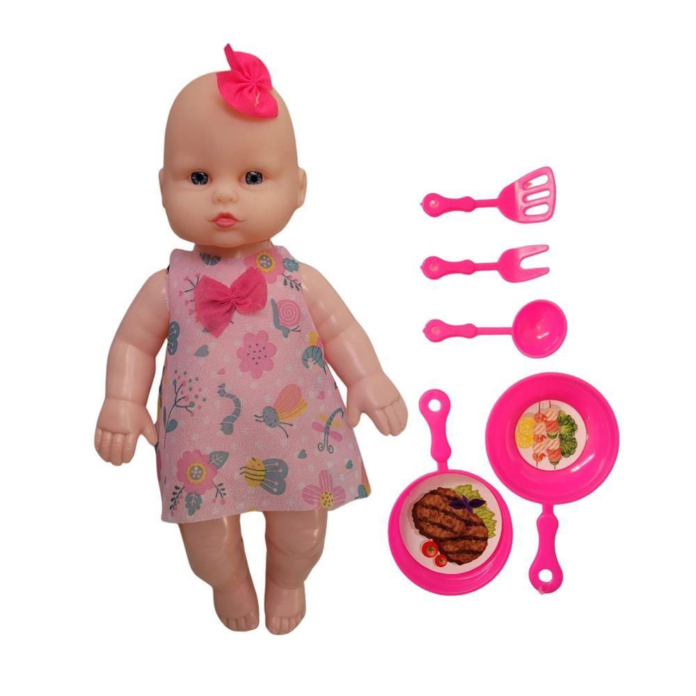 Boneca Babidu Hora Da Papinha - Anjo Toys