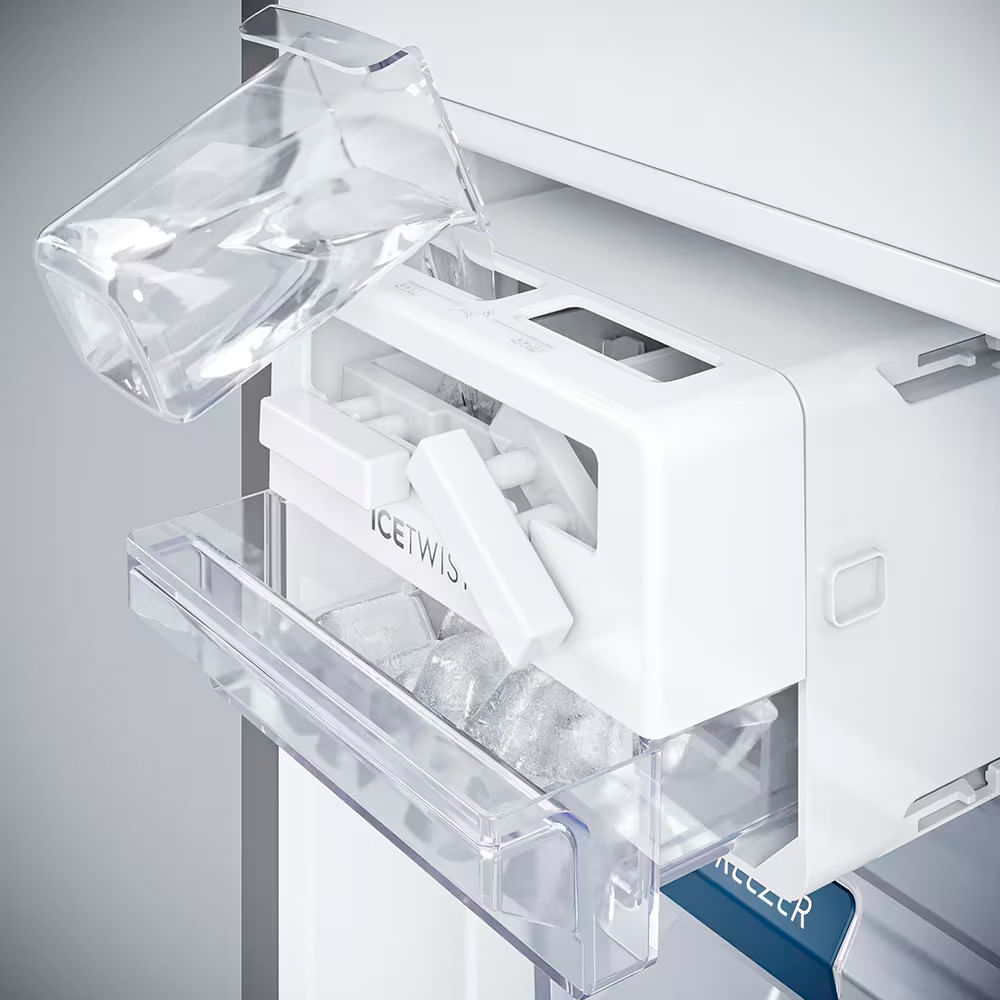 Geladeira Electrolux Frost Free Side By Side 435L IS4S com Tecnologia AutoSense, Painel Digital e Turbo Freezer Inox / 110V