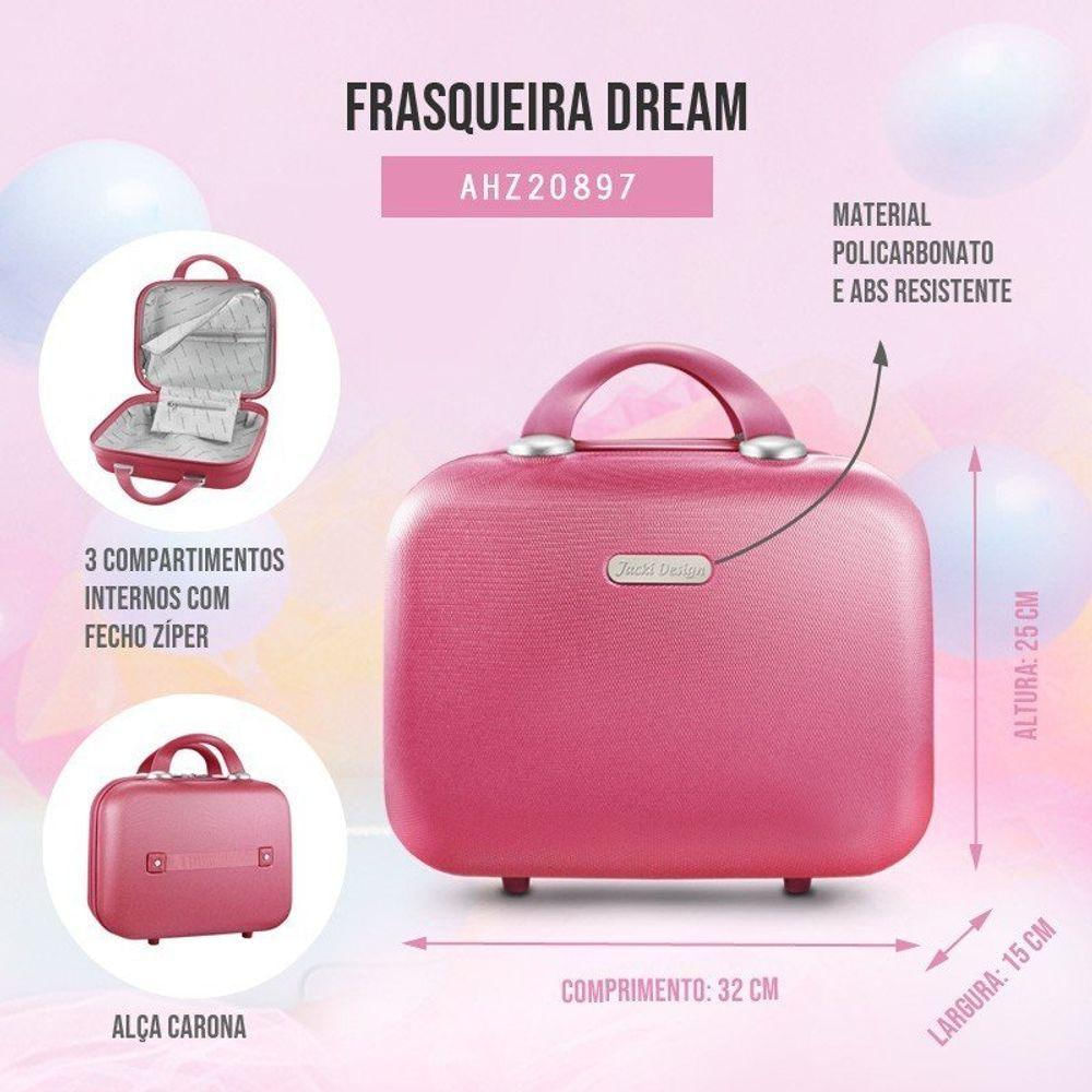 Frasqueira Dream Salmão Jacki Design