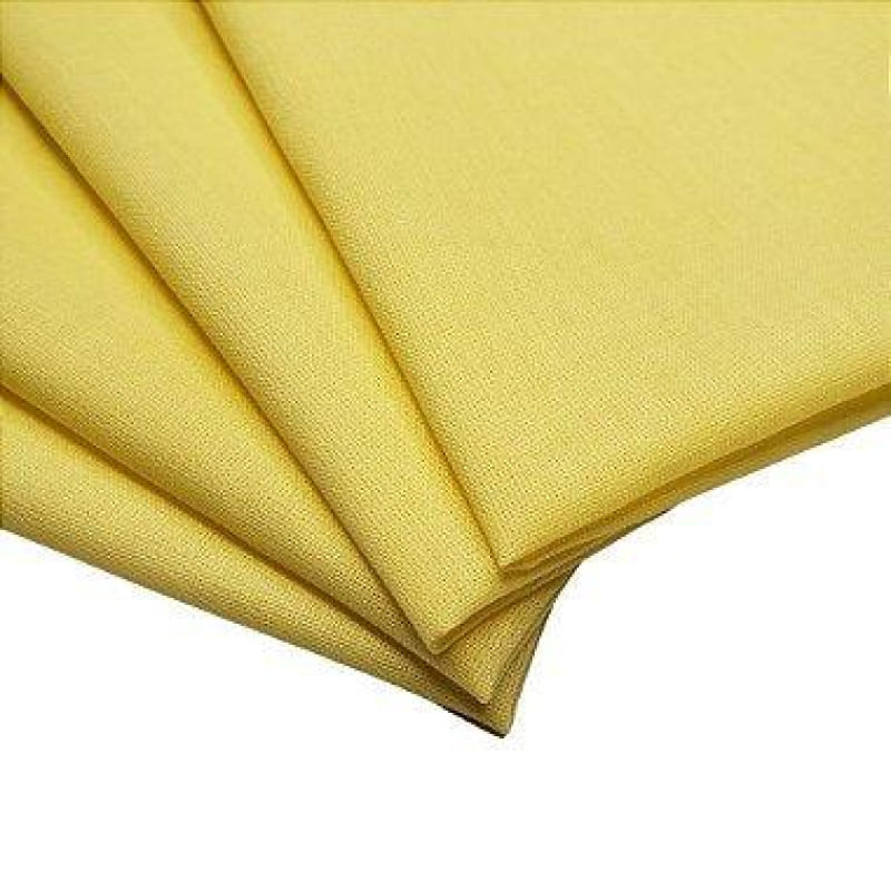 Kit 4 Guardanapos de Tecido Amarelo Pastel Algodão 39cmx39cm Amarelo