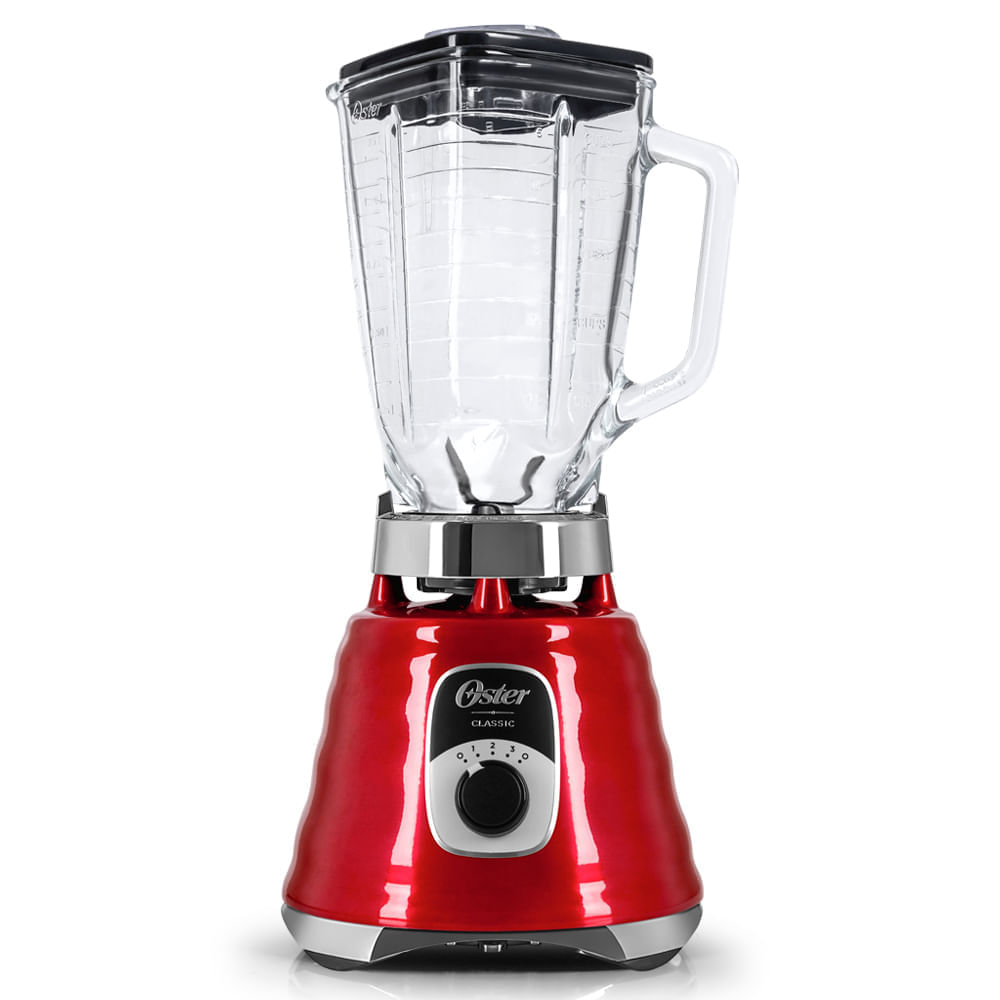 Liquidificador Oster Clássico Vermelho Oster 1,25L 110V BLST4126R-017